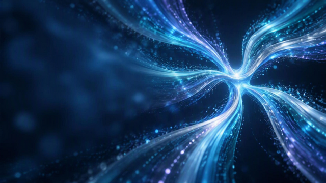 abstract ice blue image